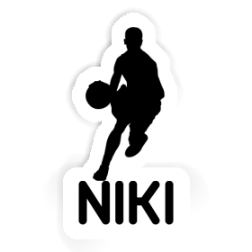 Autocollant Joueur de basket-ball Niki Image