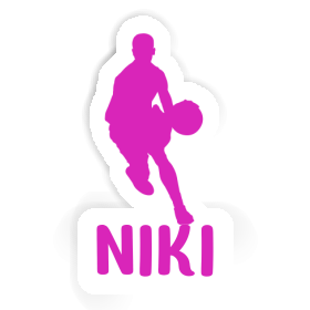 Joueur de basket-ball Autocollant Niki Image