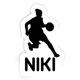 Aufkleber Niki Basketballspielerin Image