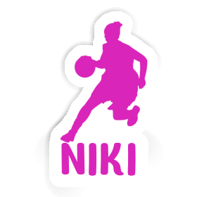 Autocollant Joueuse de basket-ball Niki Image