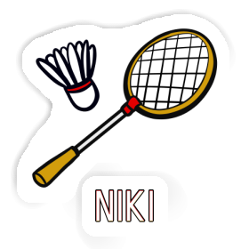 Sticker Badmintonschläger Niki Image