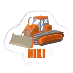 Excavator Sticker Niki Image