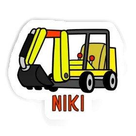 Niki Sticker Minibagger Image