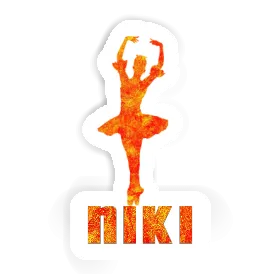 Niki Autocollant Ballerine Image