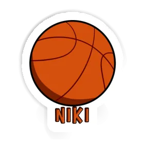 Basket-ball Autocollant Niki Image