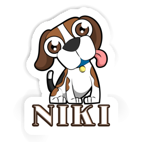 Beagle Sticker Niki Image