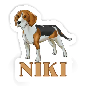 Sticker Beagle Niki Image