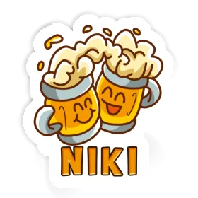 Beer Sticker Niki Image