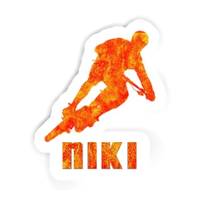 Biker Sticker Niki Image