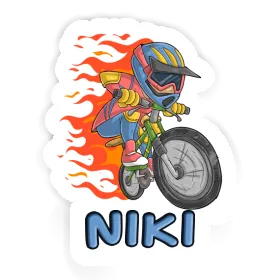 Niki Sticker Freeride Biker Image