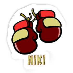 Autocollant Niki Gant de boxe Image