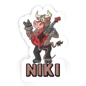 Guitarist Sticker Niki Image