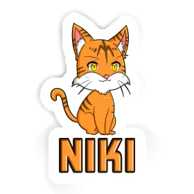 Aufkleber Niki Katze Image