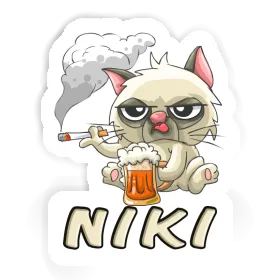 Bad Cat Sticker Niki Image