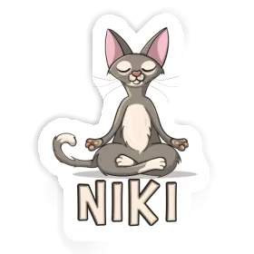 Niki Aufkleber Katze Image