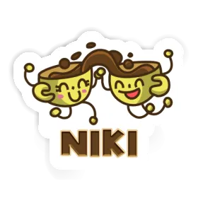 Sticker Kaffee Niki Image