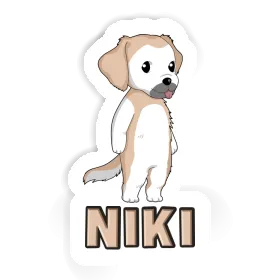 Autocollant Golden Retriever Niki Image