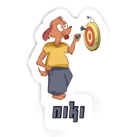 Niki Sticker Darts Player Image