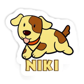 Niki Autocollant Chien Image