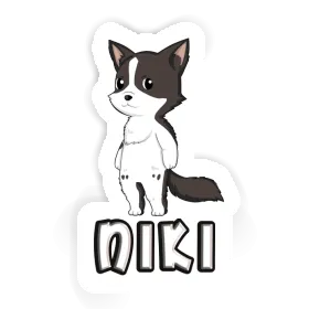 Border Collie Sticker Niki Image