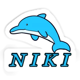 Dolphin Sticker Niki Image