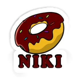 Niki Sticker Doughnut Image