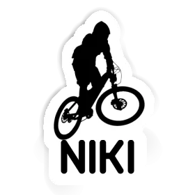 Niki Sticker Downhiller Image