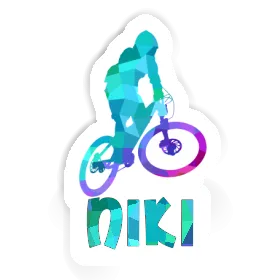 Niki Sticker Downhiller Image