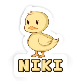 Niki Sticker Duck Image