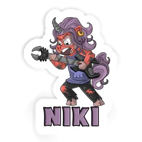 Sticker Niki Rocking Unicorn Image