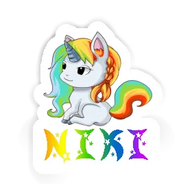 Niki Sticker Unicorn Image