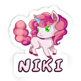 Niki Aufkleber Einhorn Image