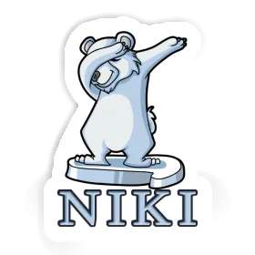 Eisbär Aufkleber Niki Image