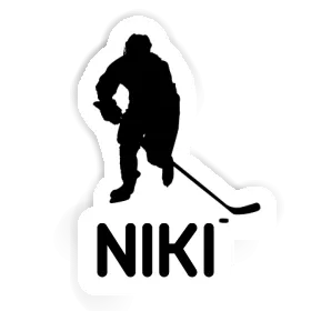 Sticker Hockey Player Niki Image