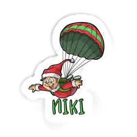 Niki Autocollant Parachute Image