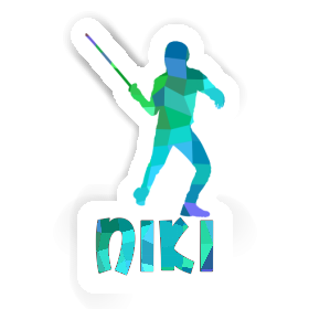 Autocollant Escrimeur Niki Image