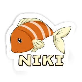 Autocollant Poisson Niki Image