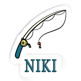 Sticker Fishing Rod Niki Image