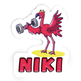 Weight Lifter Sticker Niki Image