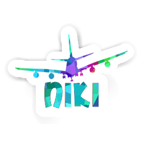 Airplane Sticker Niki Image