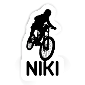 Niki Autocollant Freeride Biker Image