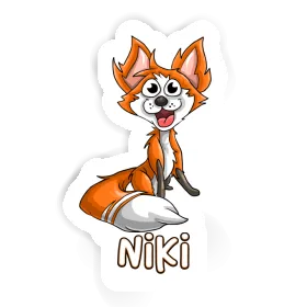 Niki Sticker Fox Image