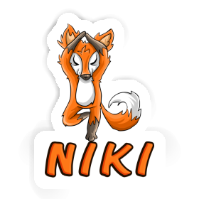 Niki Sticker Yogi Image