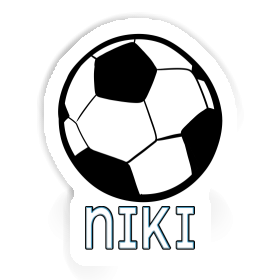 Ballon de foot Autocollant Niki Image