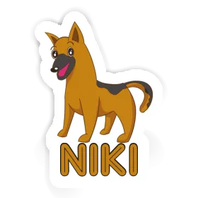 Sheperd Dog Sticker Niki Image