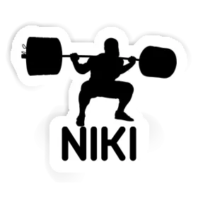 Sticker Niki Weightlifter Image