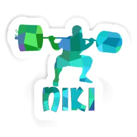 Weightlifter Sticker Niki Image