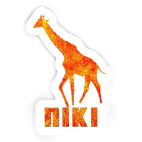 Sticker Niki Giraffe Image