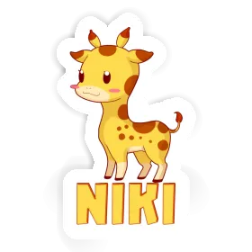 Giraffe Sticker Niki Image