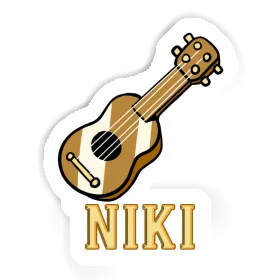 Sticker Niki Guitar Image